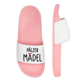 Pälzer Mädel - Frauen Badelatschen - Hellrosa - Vorne