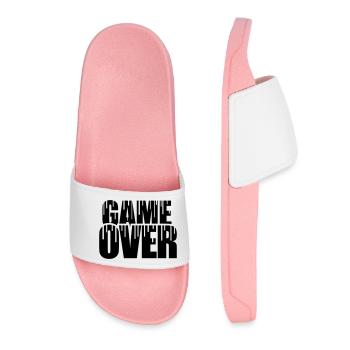 Funny game over - Women’s Pool Sliders - light pink - Front