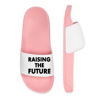 Raising the future - Women’s Pool Sliders - light pink - Front