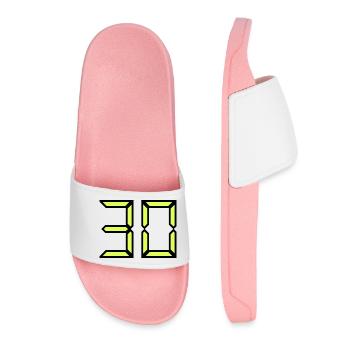 30. 30 YEARS. 30TH ANNIVERSARY. 30 YEARS ANNIVERSARY - Women’s Pool Sliders - light pink - Front