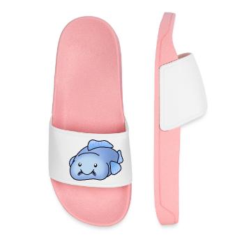 Blobfish bleu - Claquettes Femme - rose clair - Devant