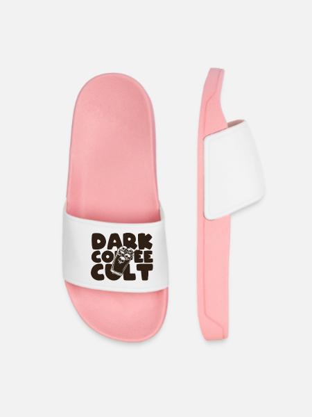 Dark coffee cult - Frauen Badelatschen - Hellrosa