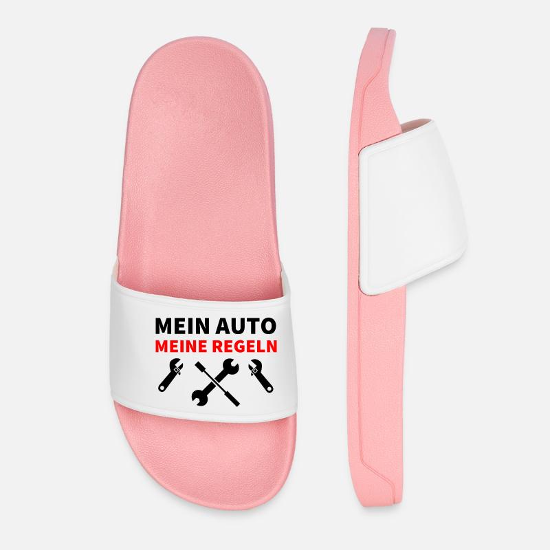 Auto - Frauen Badelatschen - Hellrosa