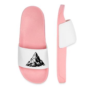 Montagne Symbole Montagne - Claquettes Femme - rose clair - Devant