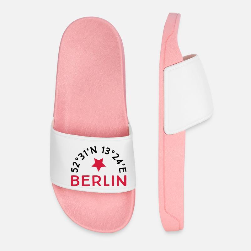 Berlin - Frauen Badelatschen - Hellrosa