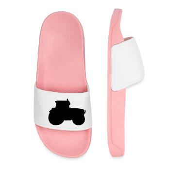 tractor - Women’s Pool Sliders - light pink - Front