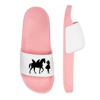 Cheval - Claquettes Femme - rose clair - Devant