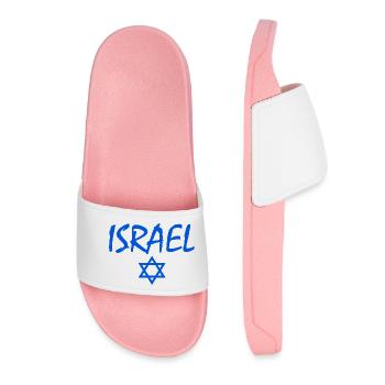 Israel - Women’s Pool Sliders - light pink - Front