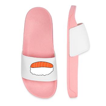 Nigiri,Saumon,Poisson, Riz, Cuisine japonaise - Claquettes Femme - rose clair - Devant