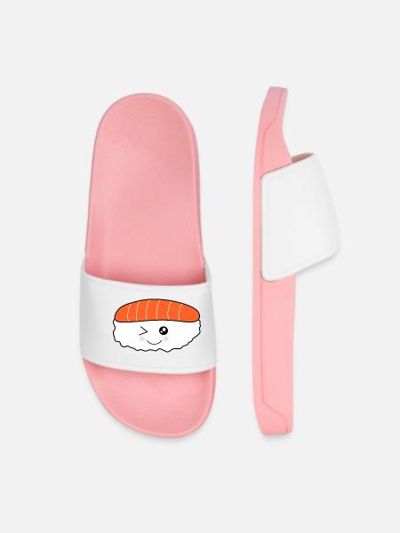 Kawaii Sushi Japan Essen Asien Weihnachts Geschenk - Frauen Badelatschen - Hellrosa
