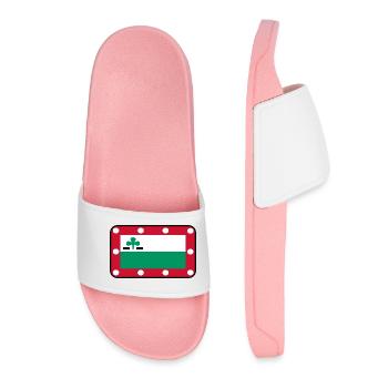 Meppeldag Flag Logo – Urban Style - Women’s Pool Sliders - light pink - Front