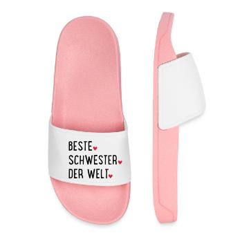Schwester - Frauen Badelatschen - Hellrosa - Vorne