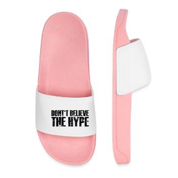 Do not believe the * & / $ '# - Women’s Pool Sliders - light pink - Front