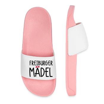 Freiburger Mädel - Frauen Badelatschen - Hellrosa - Vorne