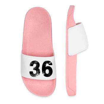 36 - Claquettes Femme - rose clair - Devant