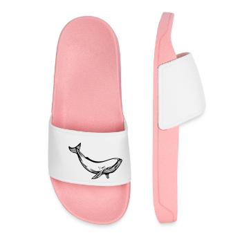 baleine - Claquettes Femme - rose clair - Devant