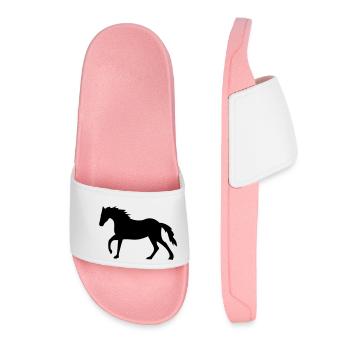 cheval - Claquettes Femme - rose clair - Devant