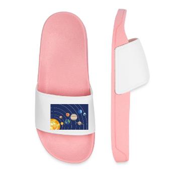Les orbites des planètes solaires du système solaire - Claquettes Femme - rose clair - Devant