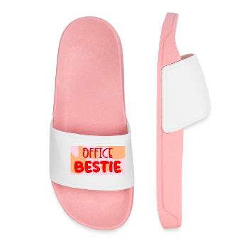Office Bestie - Women’s Pool Sliders - light pink - Front