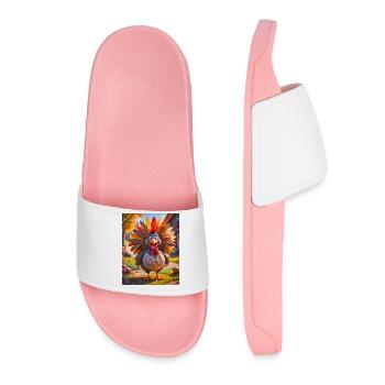 super cute birds around the world – Turkey - Women’s Pool Sliders - light pink - Front