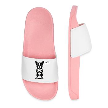 No Boston Terrier Boston Boston terrier besitzer - Frauen Badelatschen - Hellrosa - Vorne