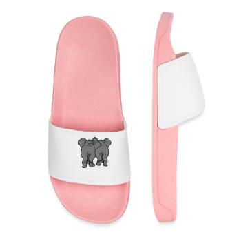amoureux couple paerchen 2 éléphants de hinte - Claquettes Femme - rose clair - Devant