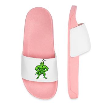 The grasshopper in a different way - Women’s Pool Sliders - light pink - Front