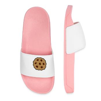 cookie keks plaetzchen - Frauen Badelatschen - Hellrosa - Vorne