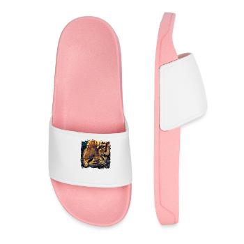 Animaux animaux animaux prédateurs Predator Safari Afrique - Claquettes Femme - rose clair - Devant