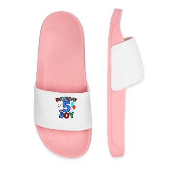 Birthday Boy 5 - Claquettes Femme - rose clair - Devant