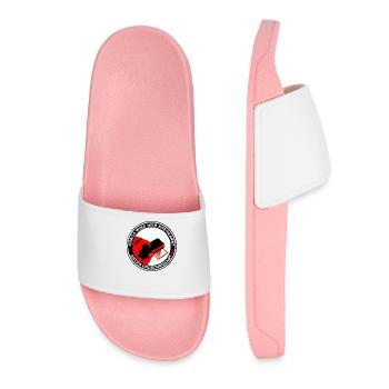 Timbre de bureau antifa Disorder - Claquettes Femme - rose clair - Devant