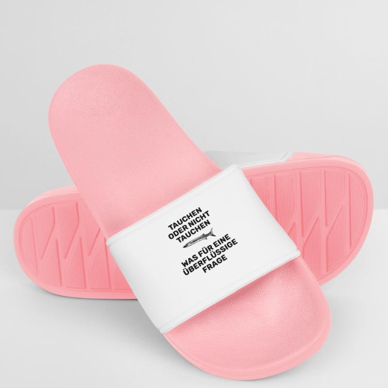 TAUCHEN ODER NICHT TAUCHEN Frauen Badelatschen