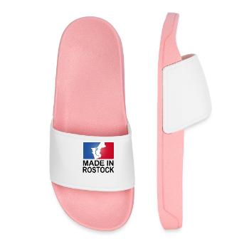 sporty Made in Rostock logo - Women’s Pool Sliders - light pink - Front