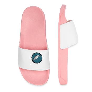 Narwal / Narwhal Design II - Women’s Pool Sliders - light pink - Front