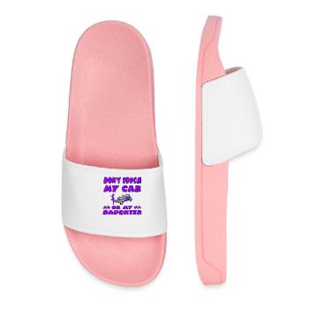 Car - Women’s Pool Sliders - light pink - Front