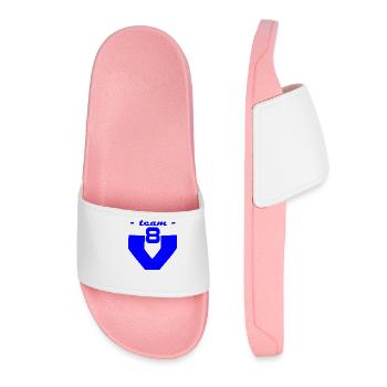 Team V8 - Women’s Pool Sliders - light pink - Front