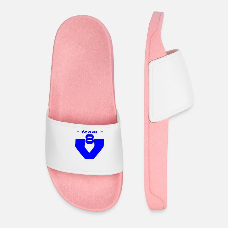 Team V8 - Women’s Pool Sliders - light pink