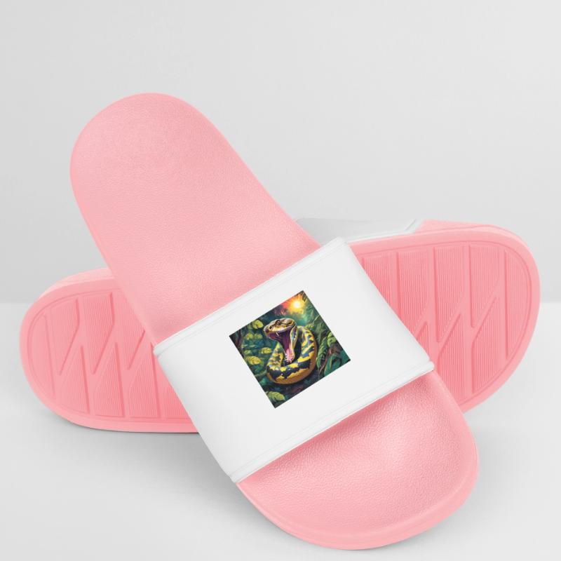 Serpent python Claquettes Femme