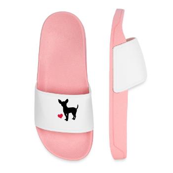 Chihuahua - Claquettes Femme - rose clair - Devant