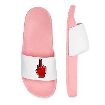 Icône du majeur - Claquettes Femme - rose clair - Devant