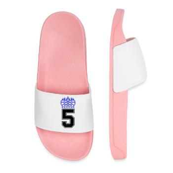 5 Couronne - Claquettes Femme - rose clair - Devant
