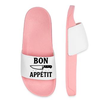 Guten Appetit - Frauen Badelatschen - Hellrosa - Vorne