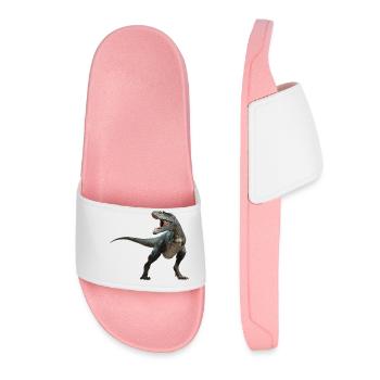 Dinosaur T-Rex - Women’s Pool Sliders - light pink - Front
