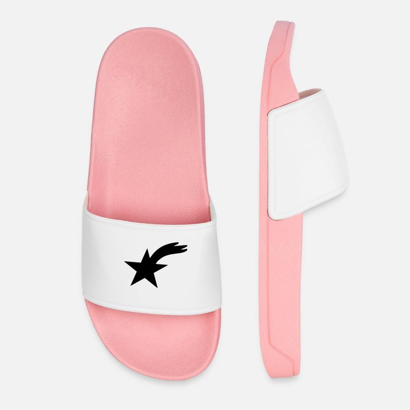 shooting star - Women’s Pool Sliders - light pink