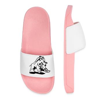 Wild boar dangerous - Women’s Pool Sliders - light pink - Front