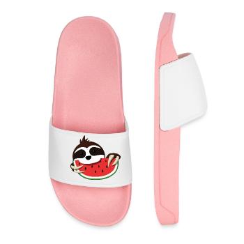 Paresseux Melon - Claquettes Femme - rose clair - Devant