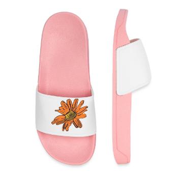Muttertags Geschenk Mutter Muttertag Geschenkidee  - Frauen Badelatschen - Hellrosa - Vorne