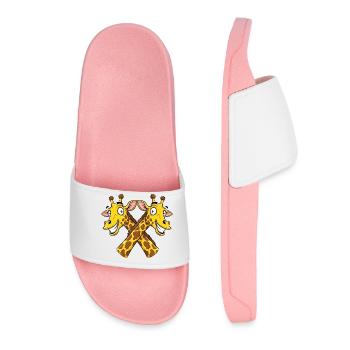 Giraffen Giraffe - Women’s Pool Sliders - light pink - Front