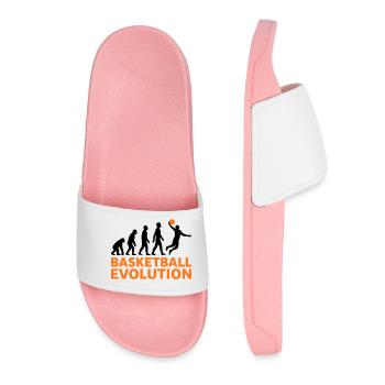 Basketball Evolution Dunk Gift Sports - Women’s Pool Sliders - light pink - Front