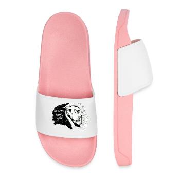 Manic Pixi Void Girl - Women’s Pool Sliders - light pink - Front